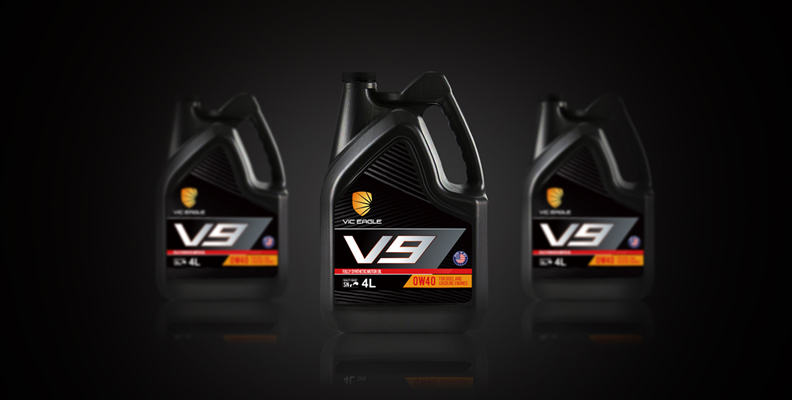 鷹旗機油產品包裝設計